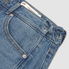 Balloon Leg Jeans with Ties Little Girls 4-6X — Polaroid - Medium Wash 4