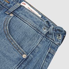 Balloon Leg Jeans with Ties Big Girls 7-16 — Polaroid - Medium Wash 9