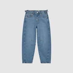 Balloon Leg Jeans with Ties Big Girls 7-16 — Polaroid - Medium Wash 5