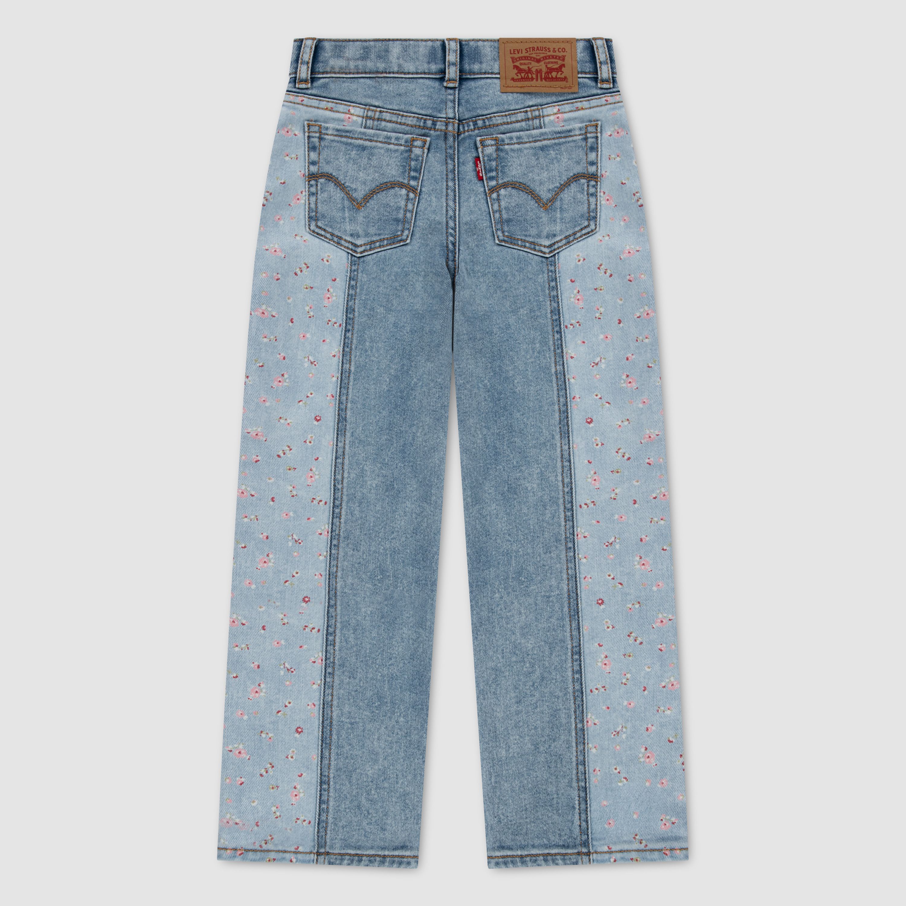 Wide Leg Color Block Pants Big Girls 7-16 2