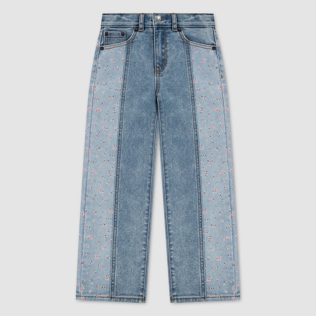 Levi's Wide Leg Color Block Pants Big Girls 7-16 10 In Be Cool