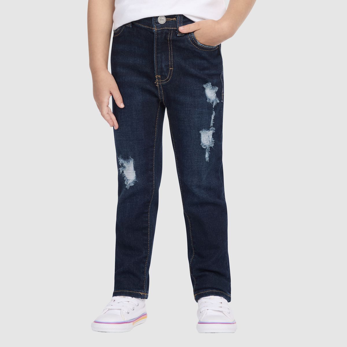 720™ High Rise Super Skinny Jeans Toddler Girls 2T-4T — Marine Morning - Dark Wash
