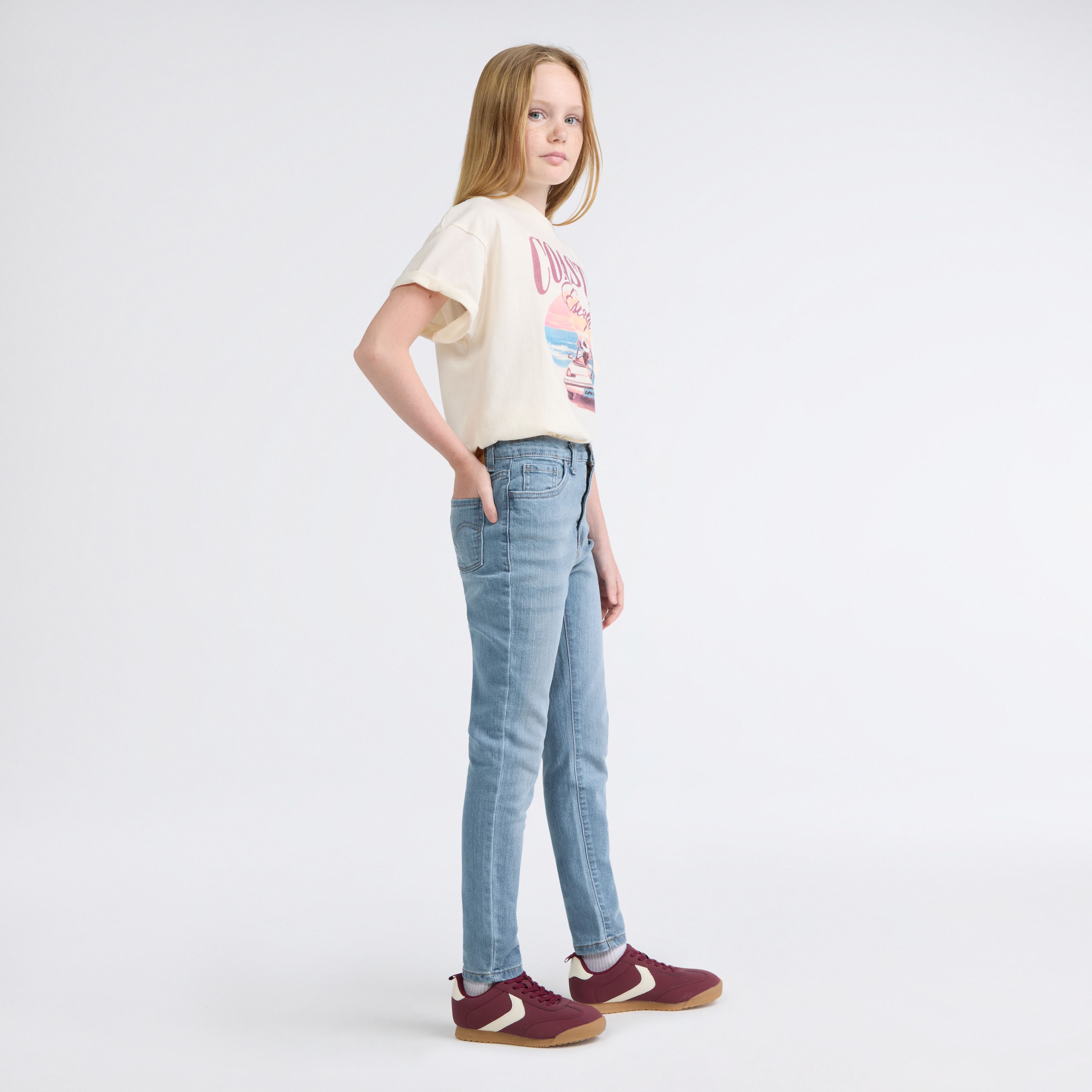 720 High Rise Super Skinny Big Girls Jeans 7-16 2