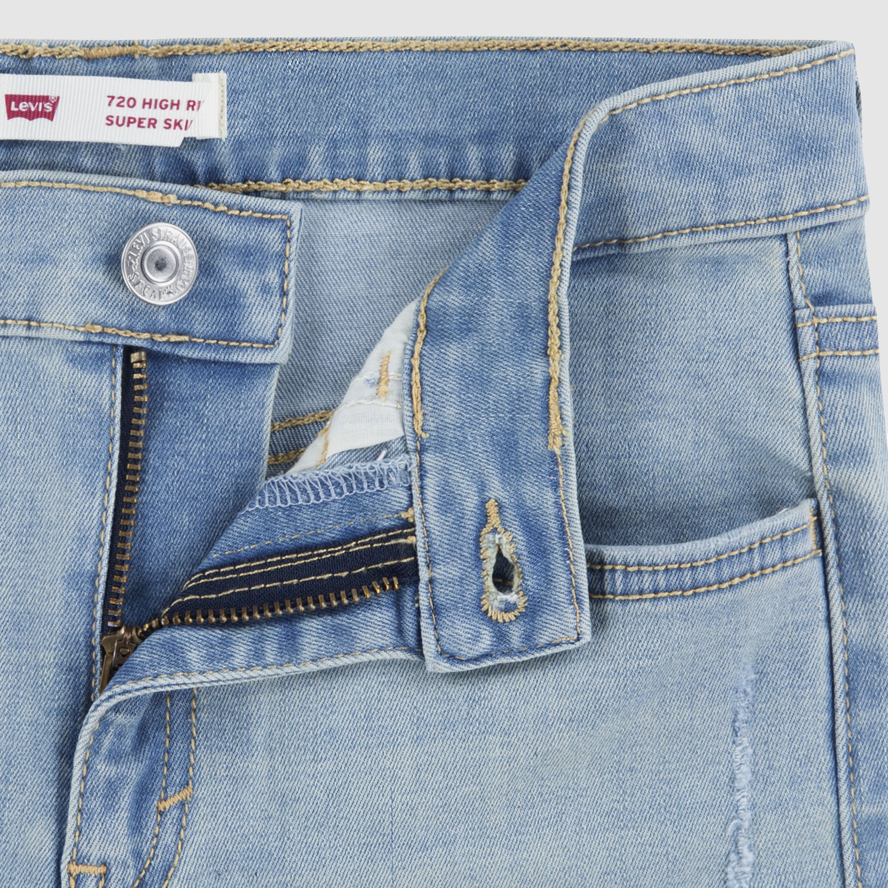 720 High Rise Super Skinny Big Girls Jeans 7-16 5