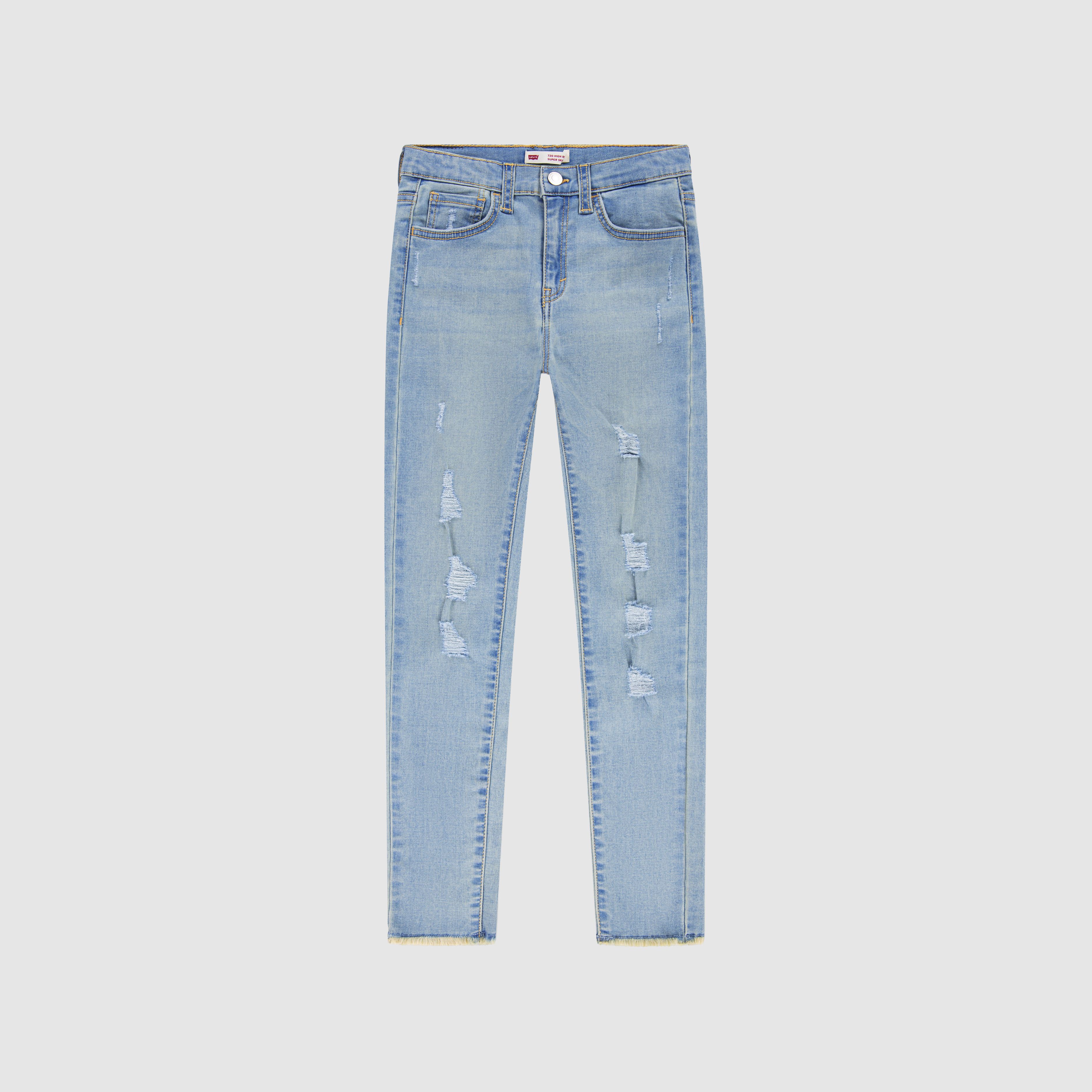 720 High Rise Super Skinny Big Girls Jeans 7-16 3
