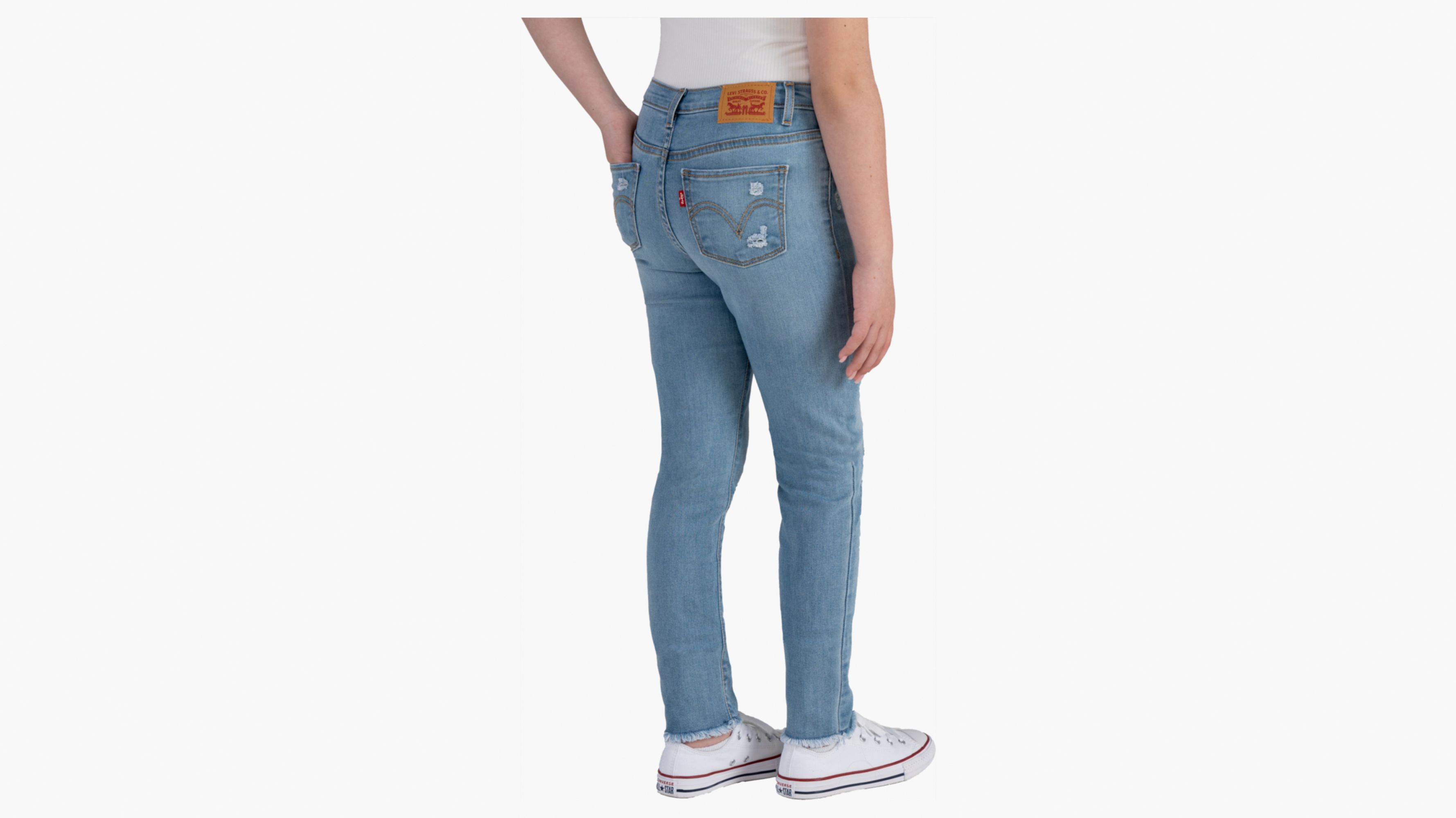 720 High Rise Super Skinny Big Girls Jeans 7-16 2