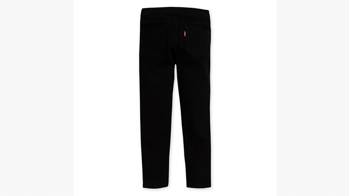 Pull On Jeggings Little Girls 4-6X — Black