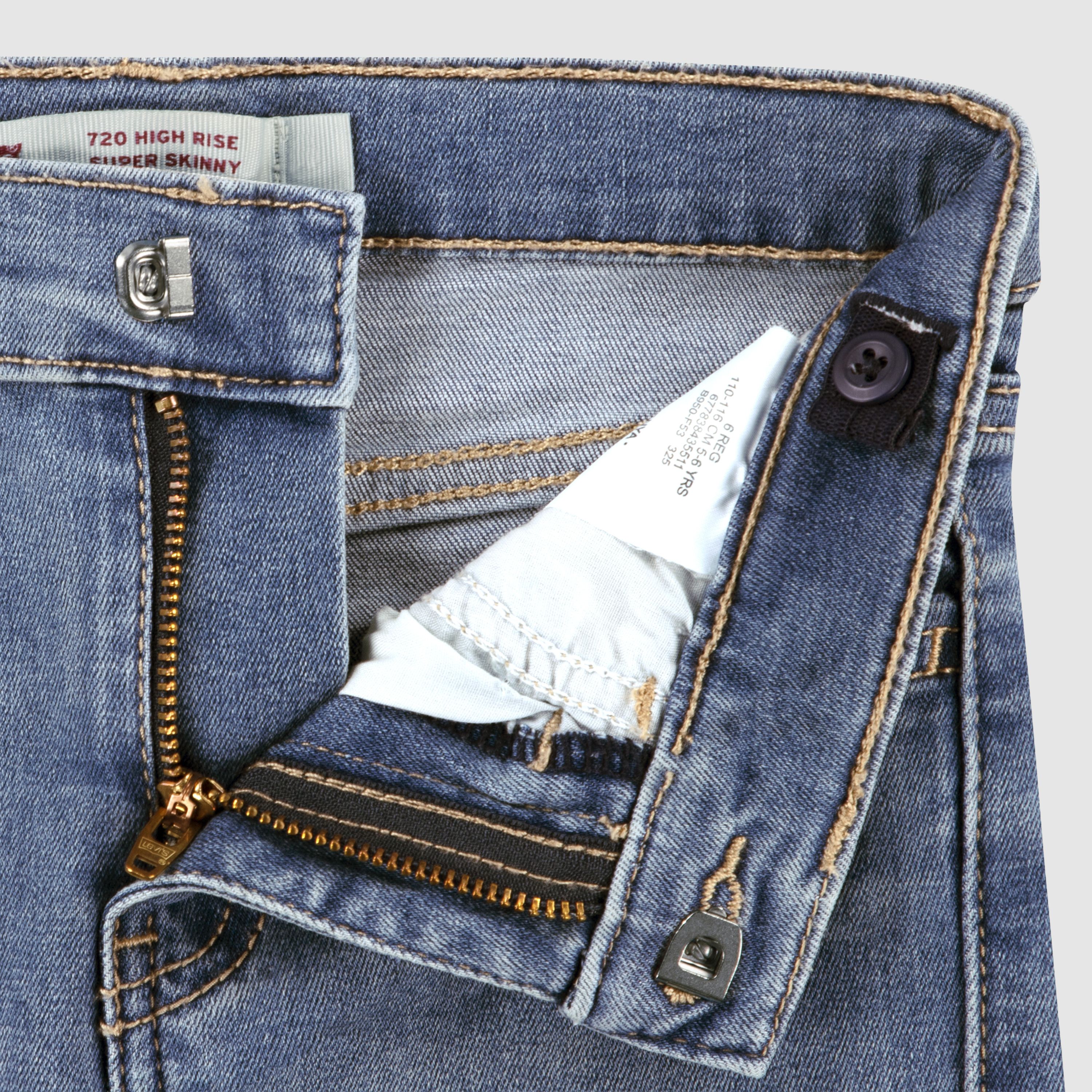 720™ High Rise Super Skinny Jeans Little Girls 4-6X 3