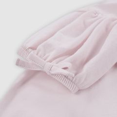 Short Sleeve Bow Graphic Tee and Belted Short Toddler Set — Crystal Pink - Pink 7