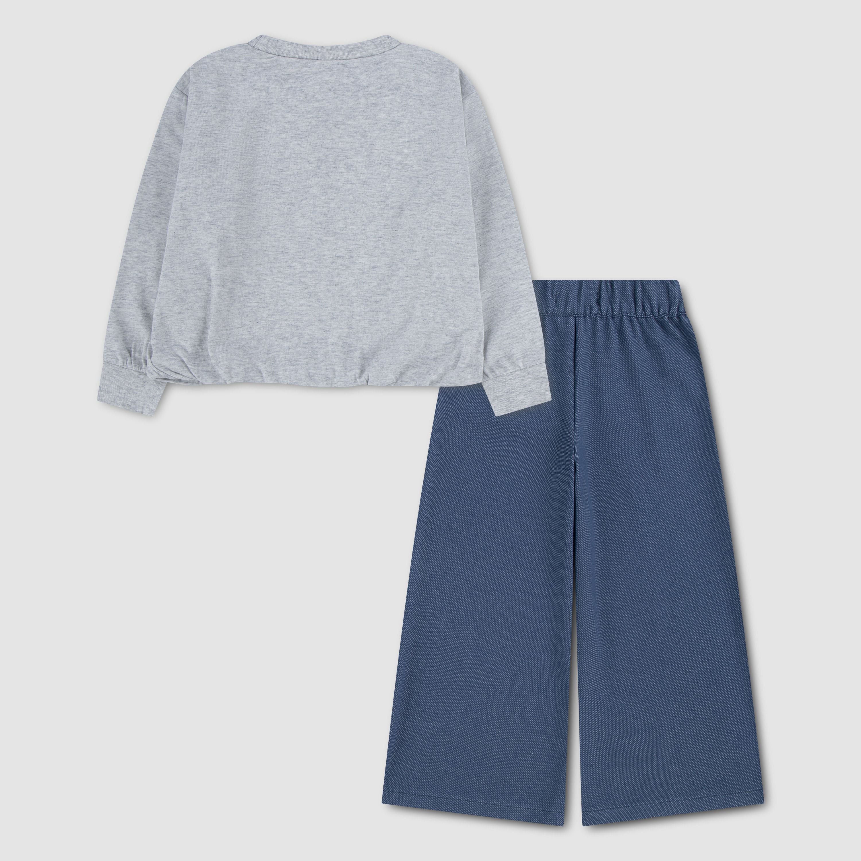 Meet & Greet Top & Knit Pants Set Toddler Girls 2T-4T 2
