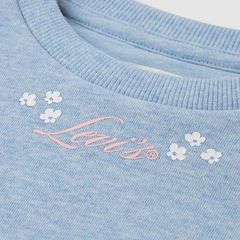 Ruffled Crew Joggers Little Girls 4-6X — Skyway Heather - Blue 3