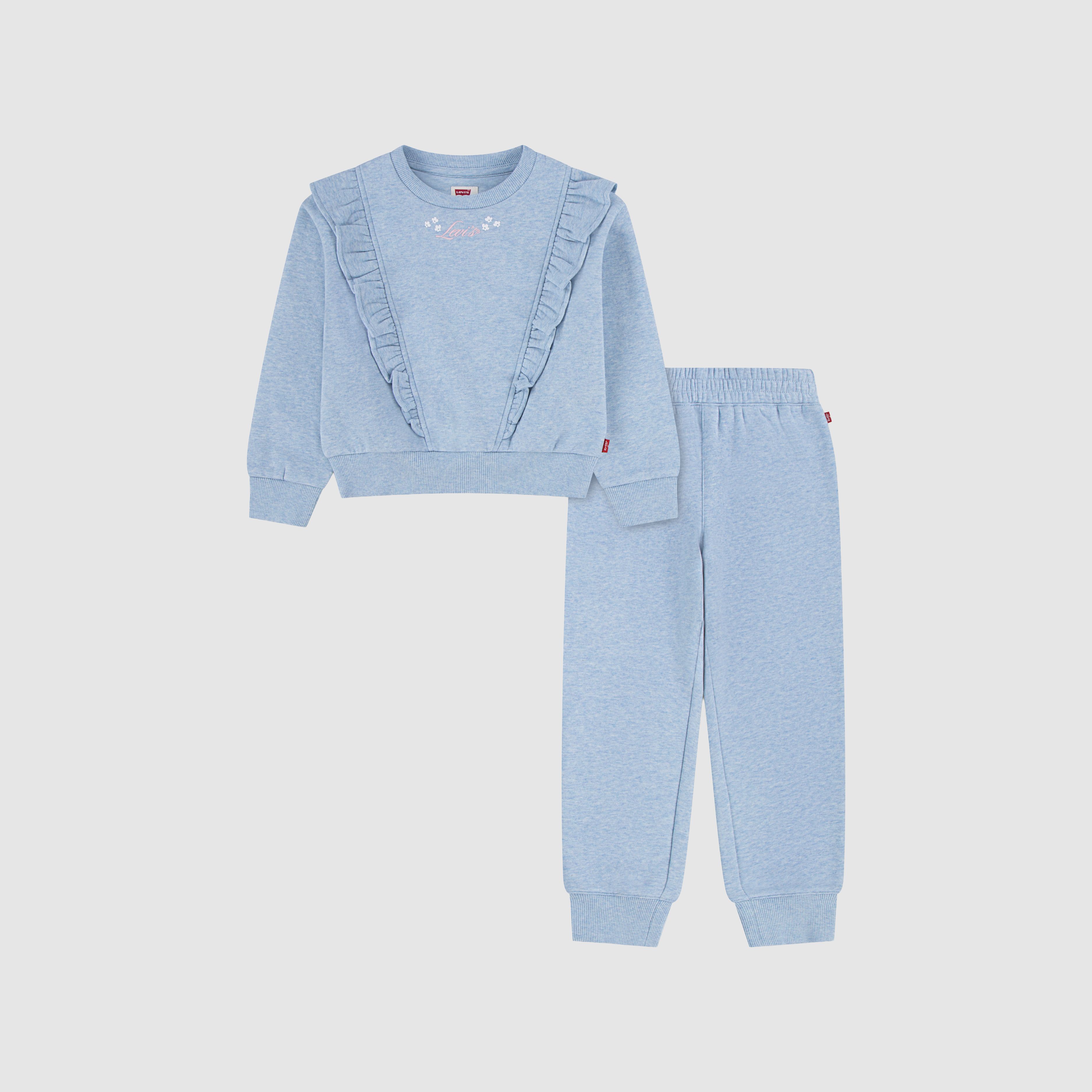 Ruffled Crew Joggers Little Girls 4-6X 1