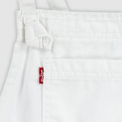 Knot Strap Shortalls Little Girls 4-6 — White - White 7