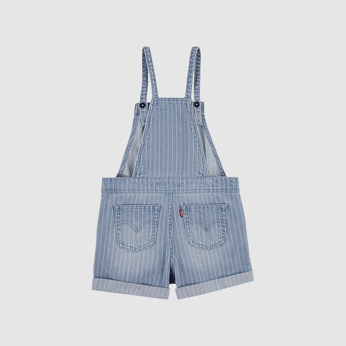 Knot Strap Shortalls Little Girls 4-6 — Ever Afternoon - Light Wash