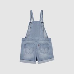 Knot Strap Shortalls Little Girls 4-6 — Ever Afternoon - Light Wash 2