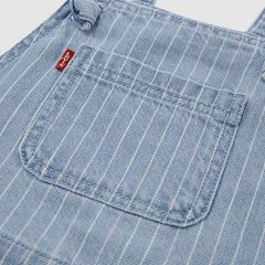 Knot Strap Shortalls Little Girls 4-6 — Ever Afternoon - Light Wash 3