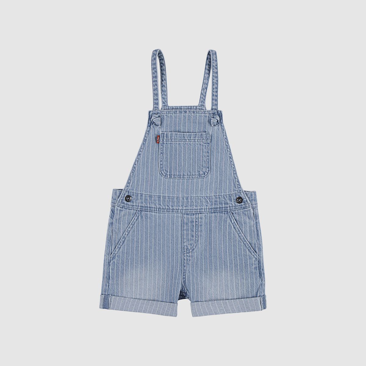 Knot Strap Shortalls Little Girls 4-6 — Ever Afternoon - Light Wash