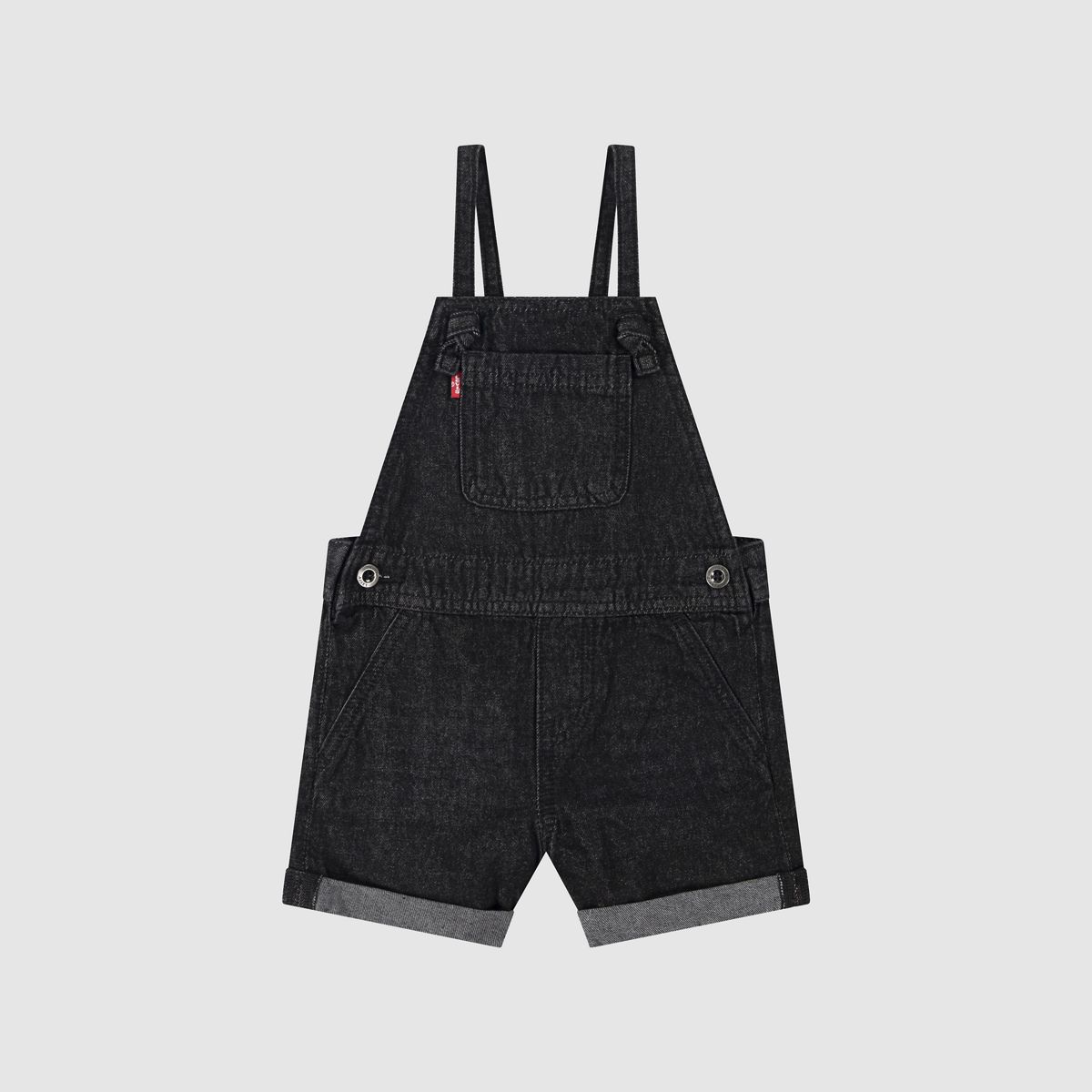 Knot Strap Shortall Toddler Girls 2T-4T — Steady Rocky - Dark Wash