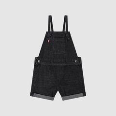 Knot Strap Shortall Toddler Girls 2T-4T — Steady Rocky - Dark Wash 1