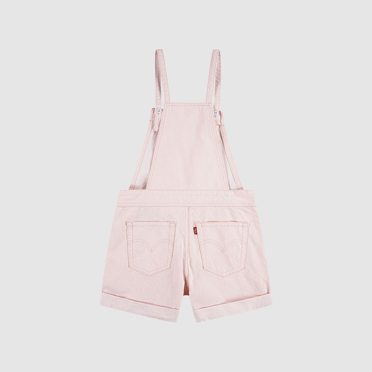 Knot Strap Shortall Big Girls 7-16 — English Rose - Pink