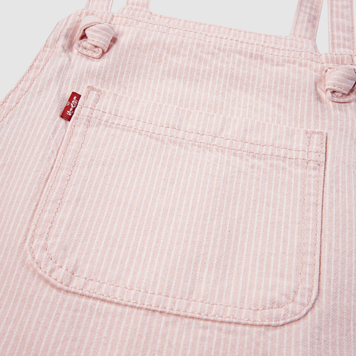 Knot Strap Shortall Big Girls 7-16 — English Rose - Pink