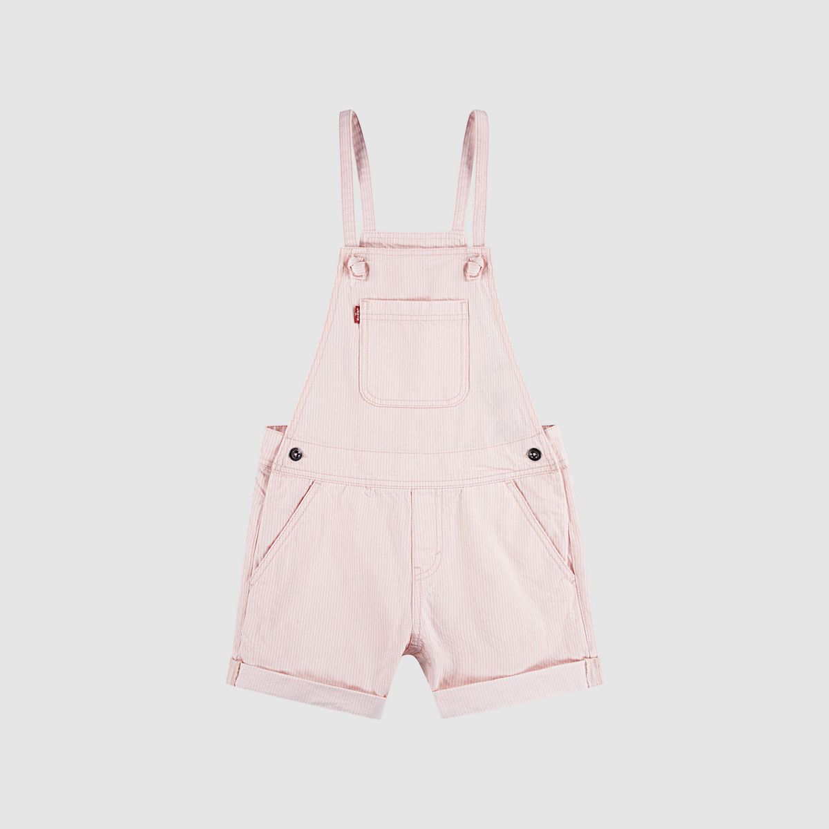 Knot Strap Shortall Big Girls 7-16 — English Rose - Pink