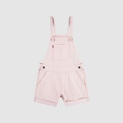 Knot Strap Shortall Big Girls 7-16 — English Rose - Pink 1