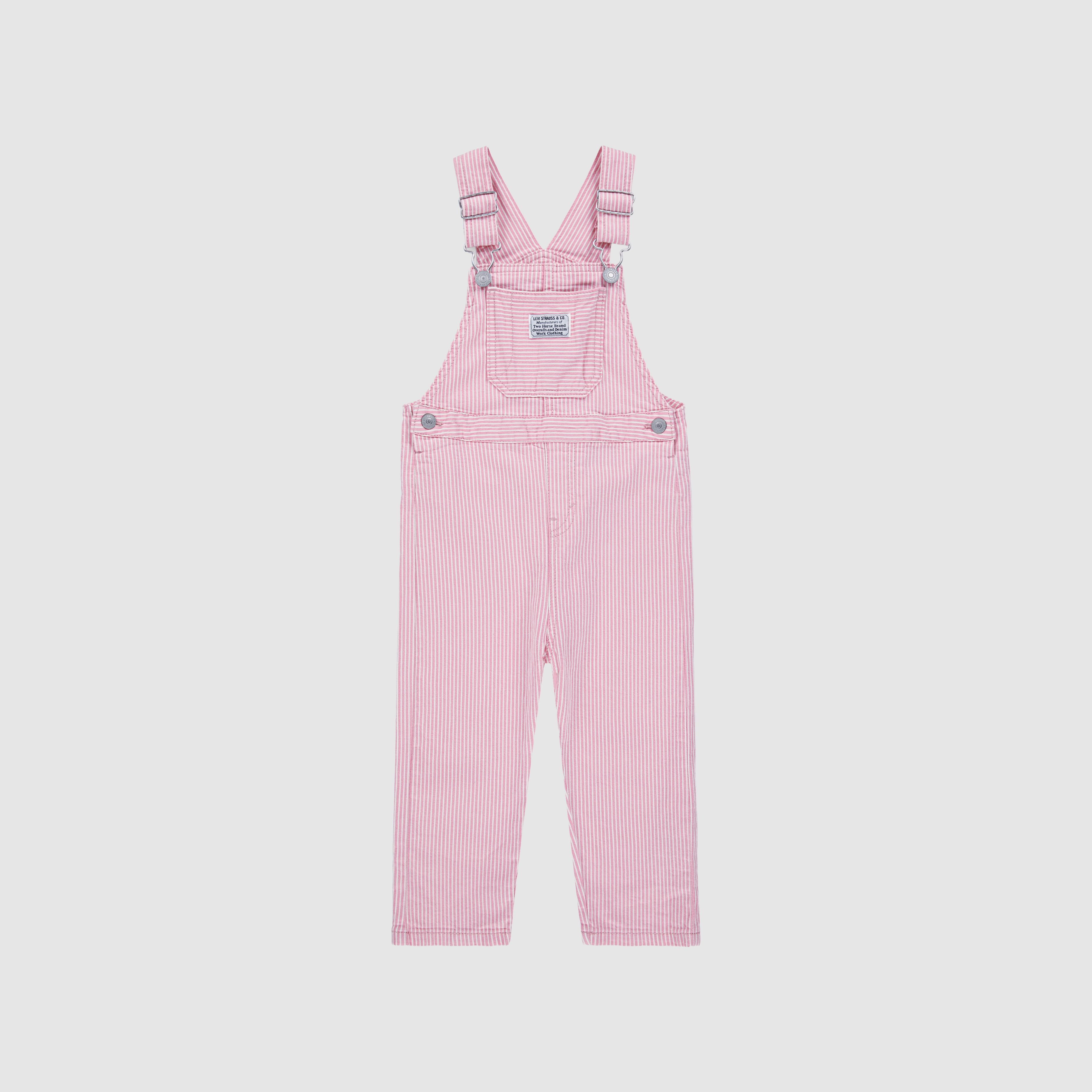 Railroad Stripe Overall Toddler Girls 2T-4T 4