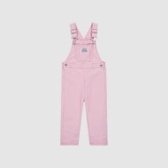 Railroad Stripe Overall Toddler Girls 2T-4T — Bright White - White 4