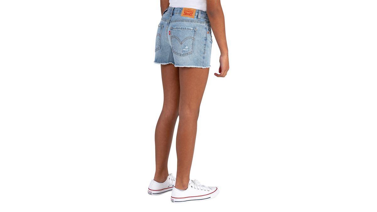 Girlfriend Shorts Big Girls 7-16 — Newport Beach - Medium Wash