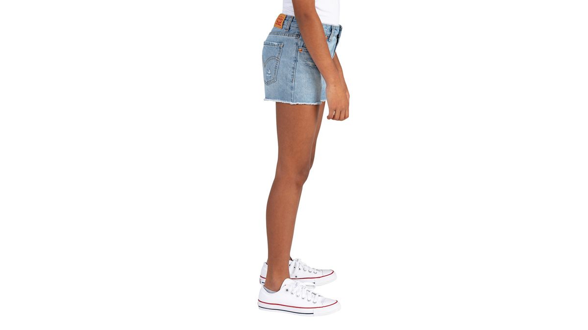 Girlfriend Shorts Big Girls 7-16 — Newport Beach - Medium Wash