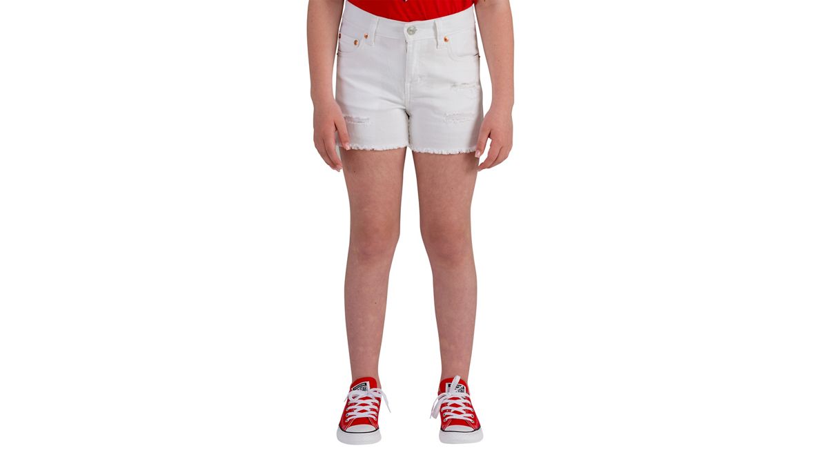 Girlfriend Shorts Big Girls 7-16 — White