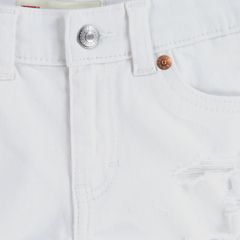 Girlfriend Little Girls Shorty Shorts 4-6x — White - White 8