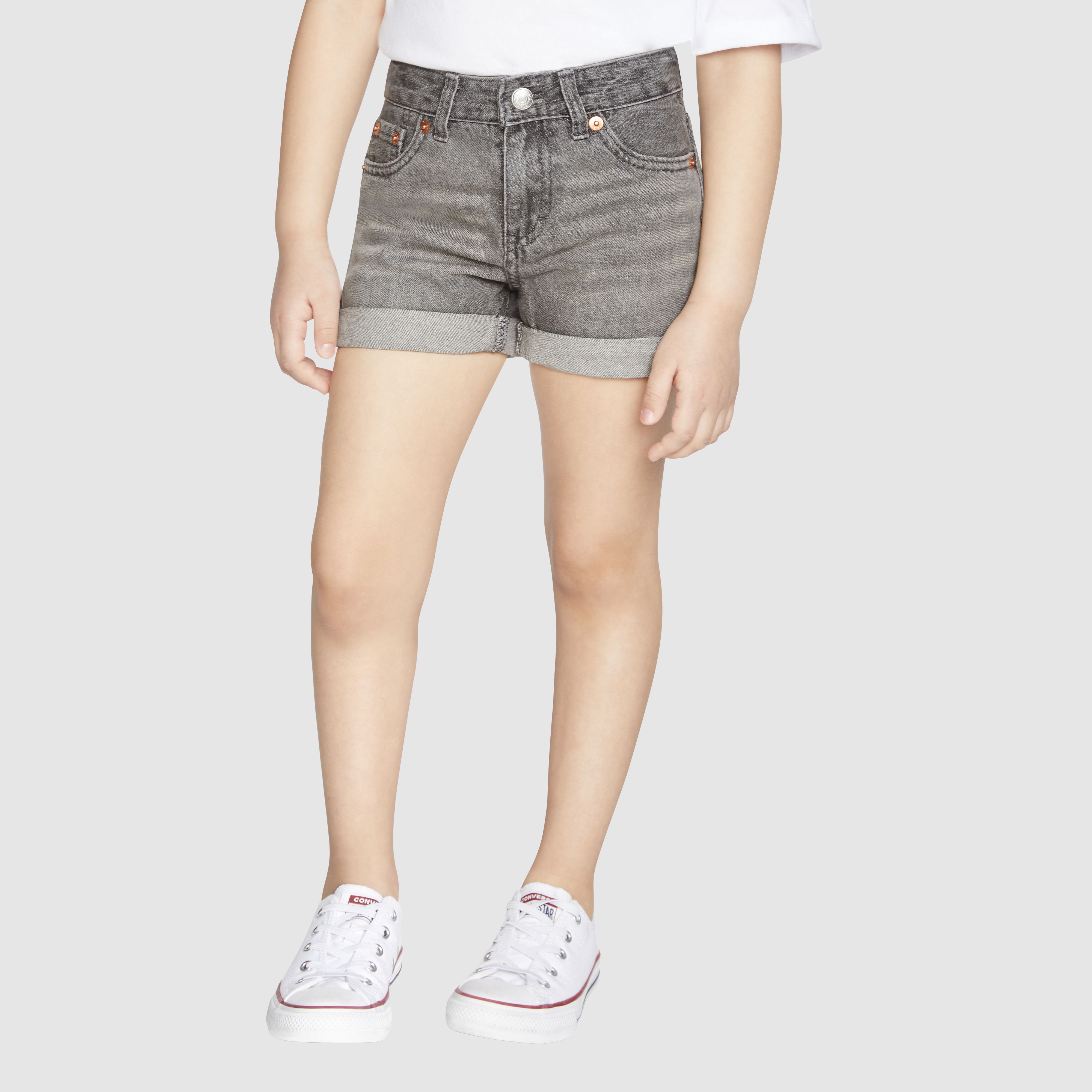 Girlfriend Little Girls Shorty Shorts 4-6x 1