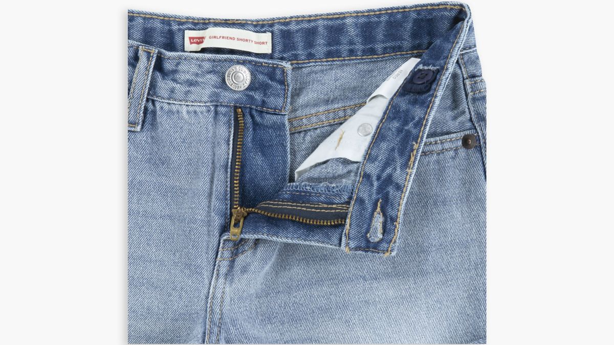 Girlfriend Shorts Big Girls 7-16 — Miami Vices - Medium Wash