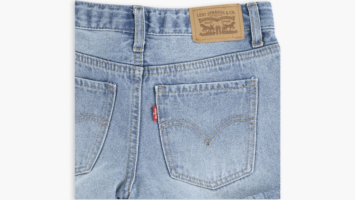Girlfriend Shorts Big Girls 7-16 — Miami Vices - Medium Wash