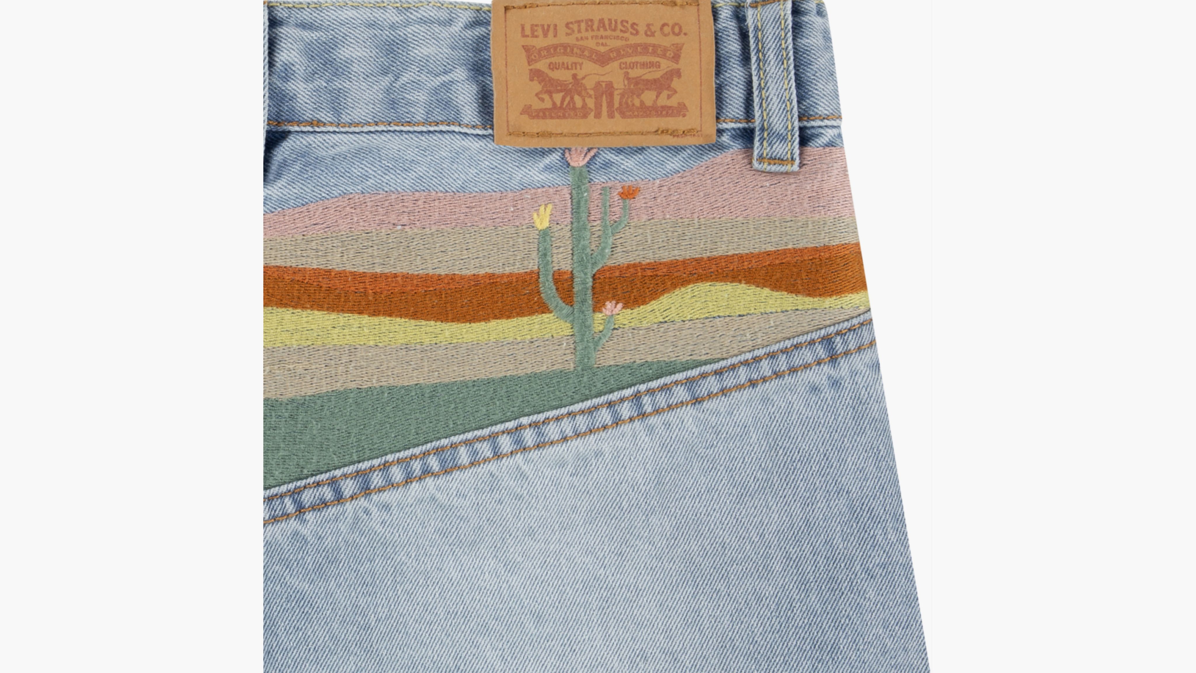 Mini Mom Short W/ Embroidery Big Girls 7-16 5