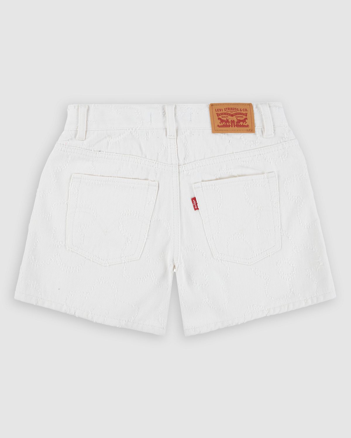 Textured A Line Short Big Girls 7-16 — Natural - Tan