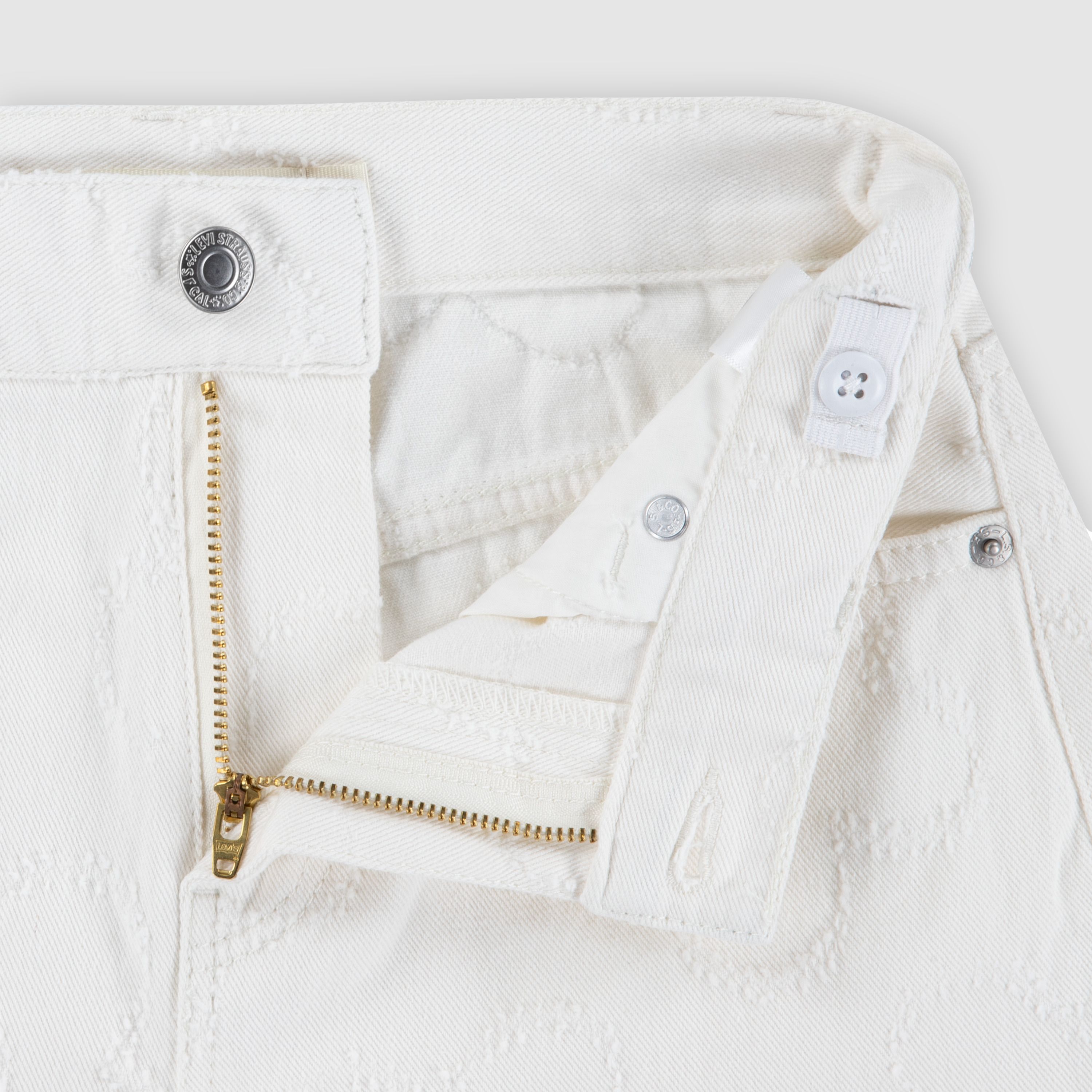 Textured A Line Short Big Girls 7-16 3