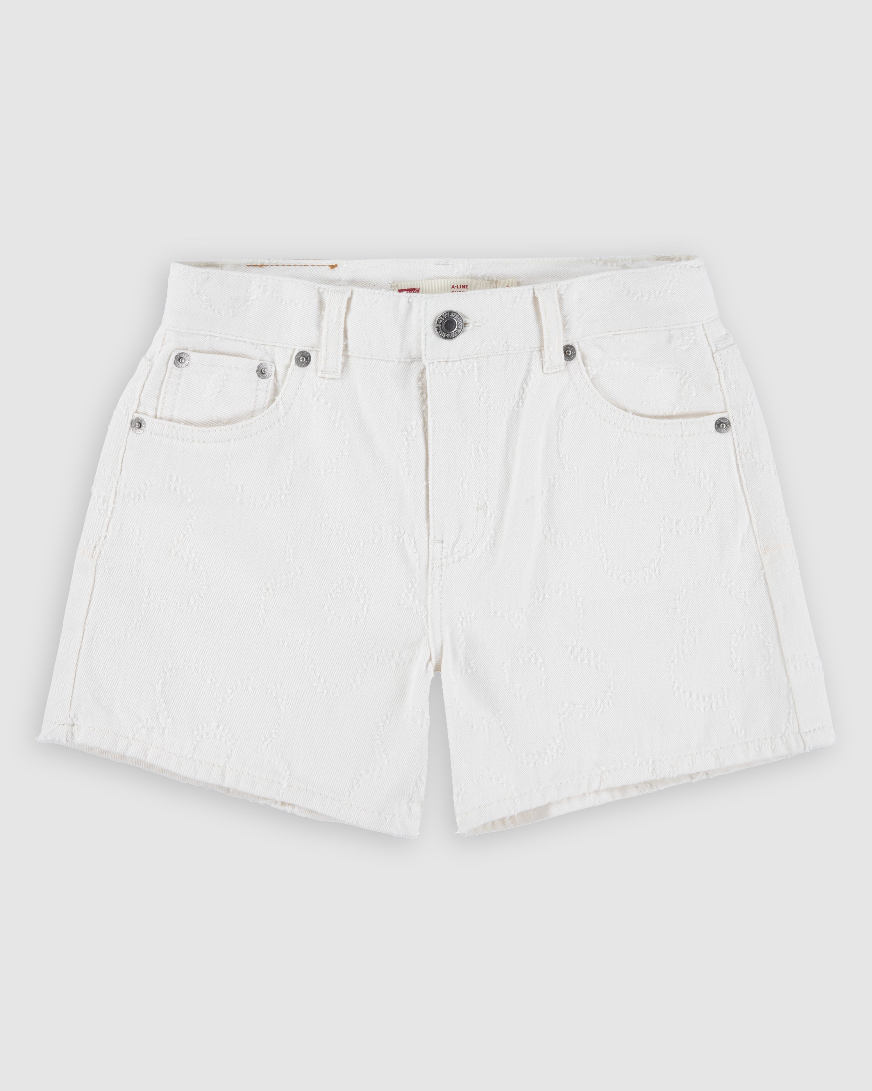 Textured A Line Short Big Girls 7-16 1