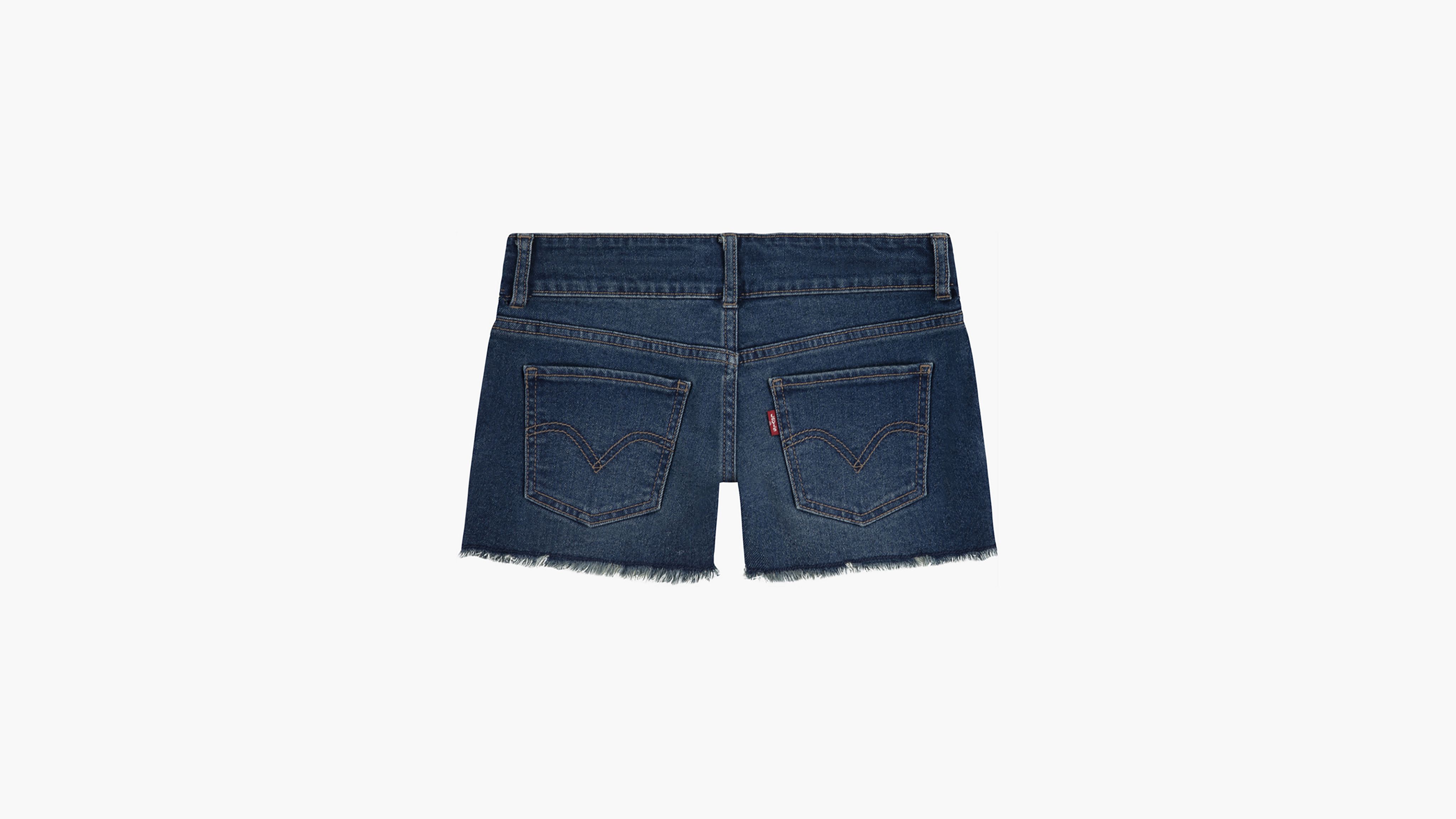 Double Shank Denim Shorts Big Girls 7-16 - Dark Wash | Levi's® US