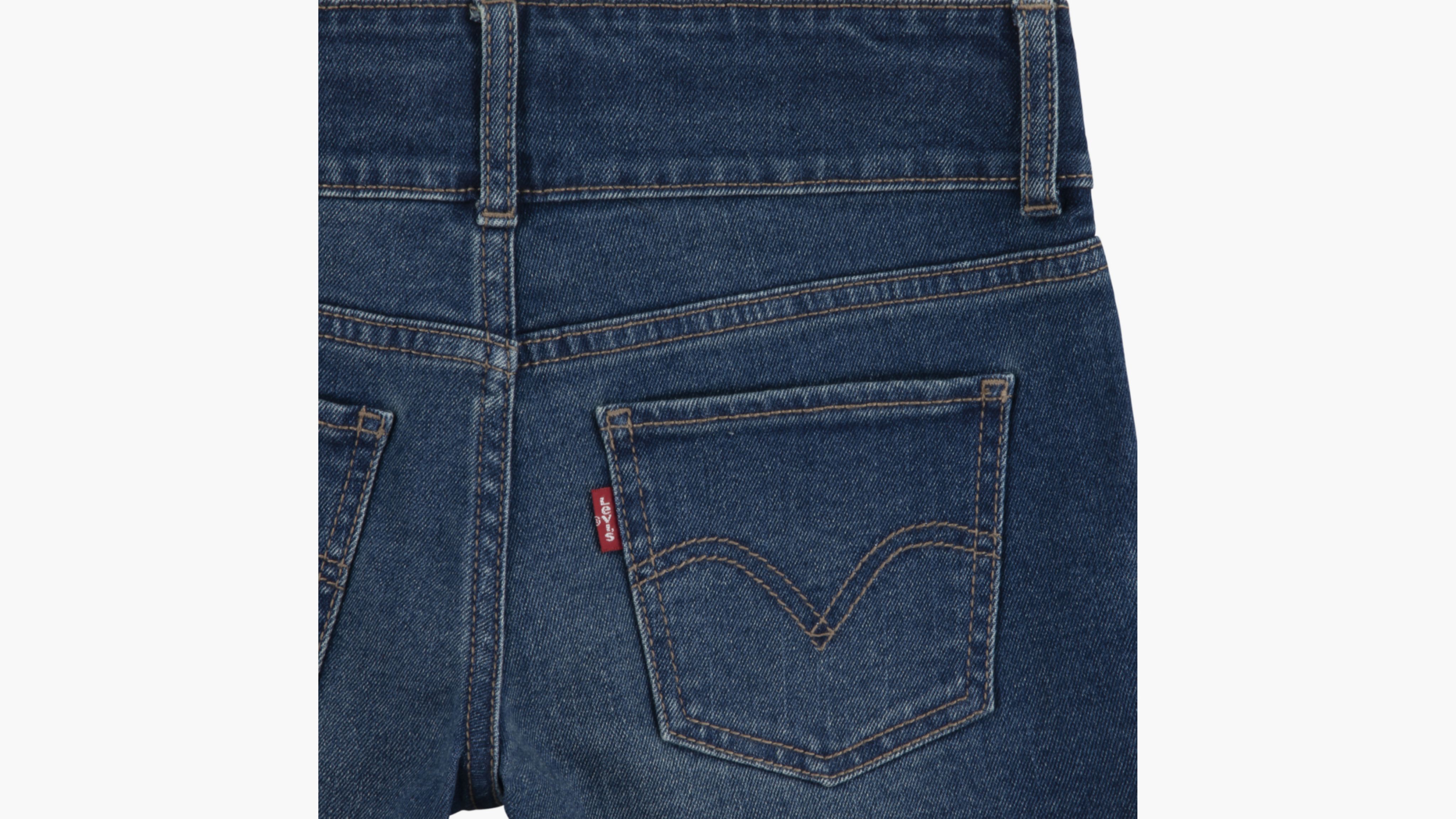 Double Shank Denim Shorts Big Girls 7-16 3