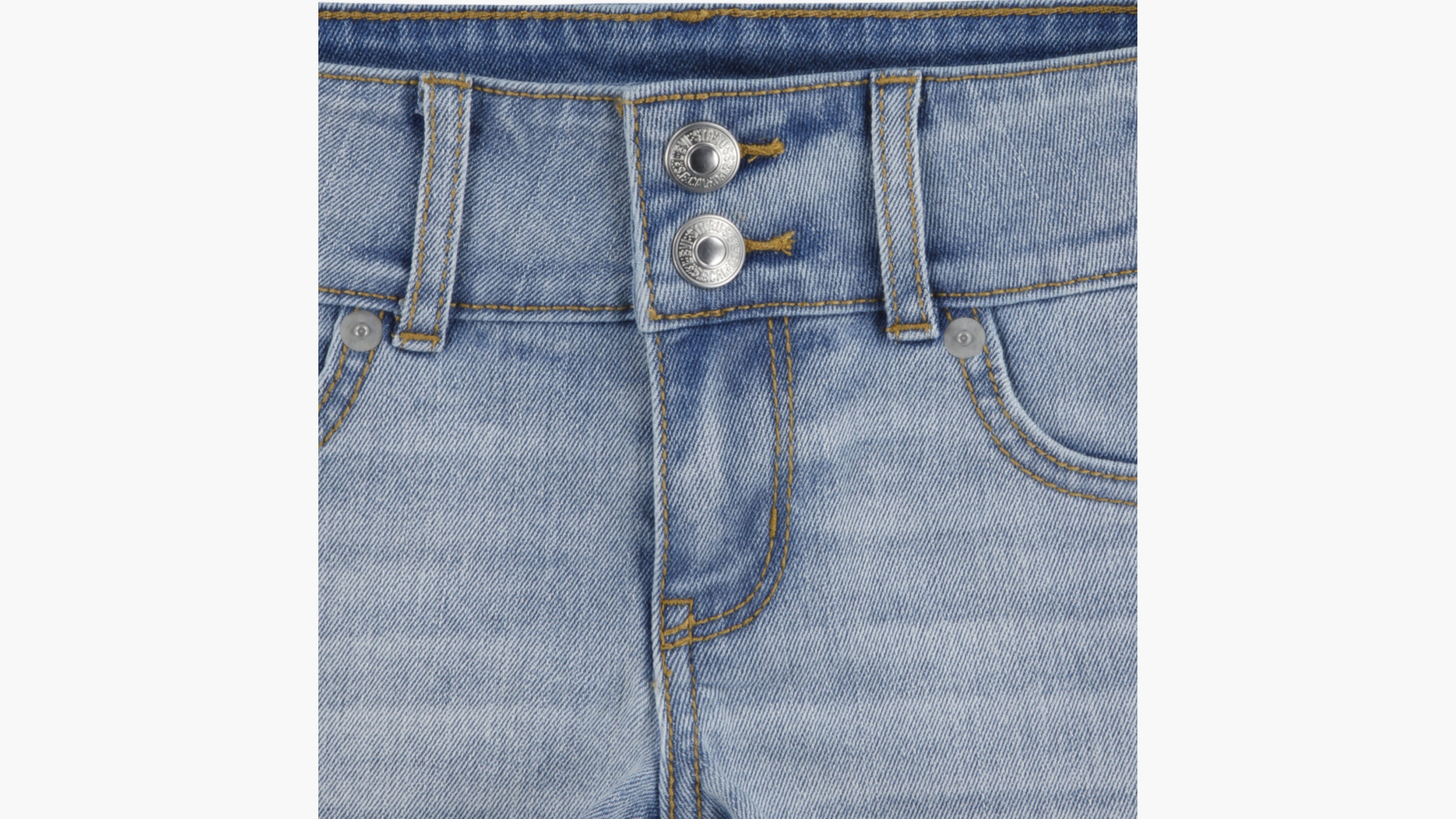 Double Shank Denim Shorts Big Girls 7-16 4