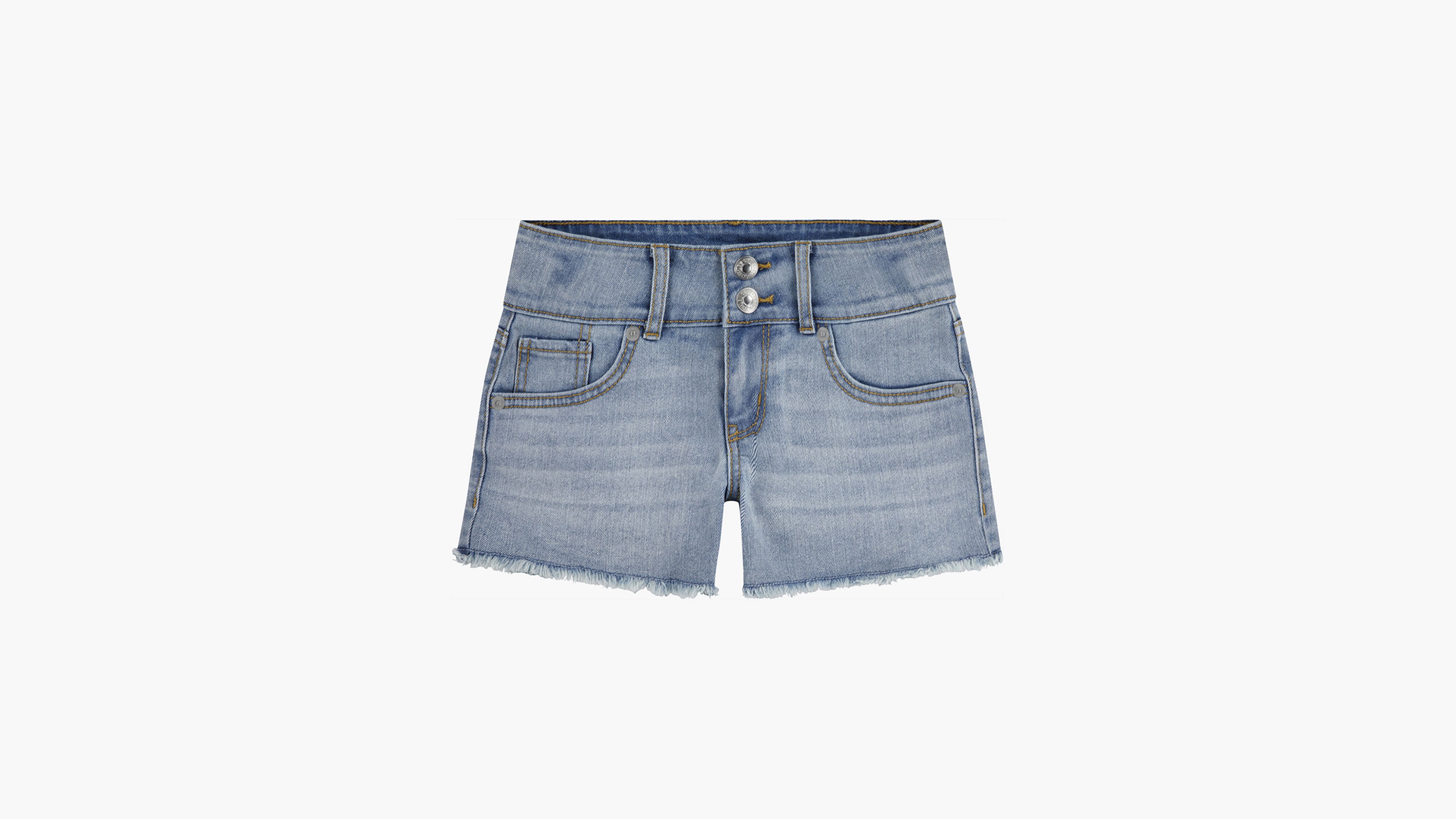 Double Shank Denim Shorts Big Girls 7-16 1