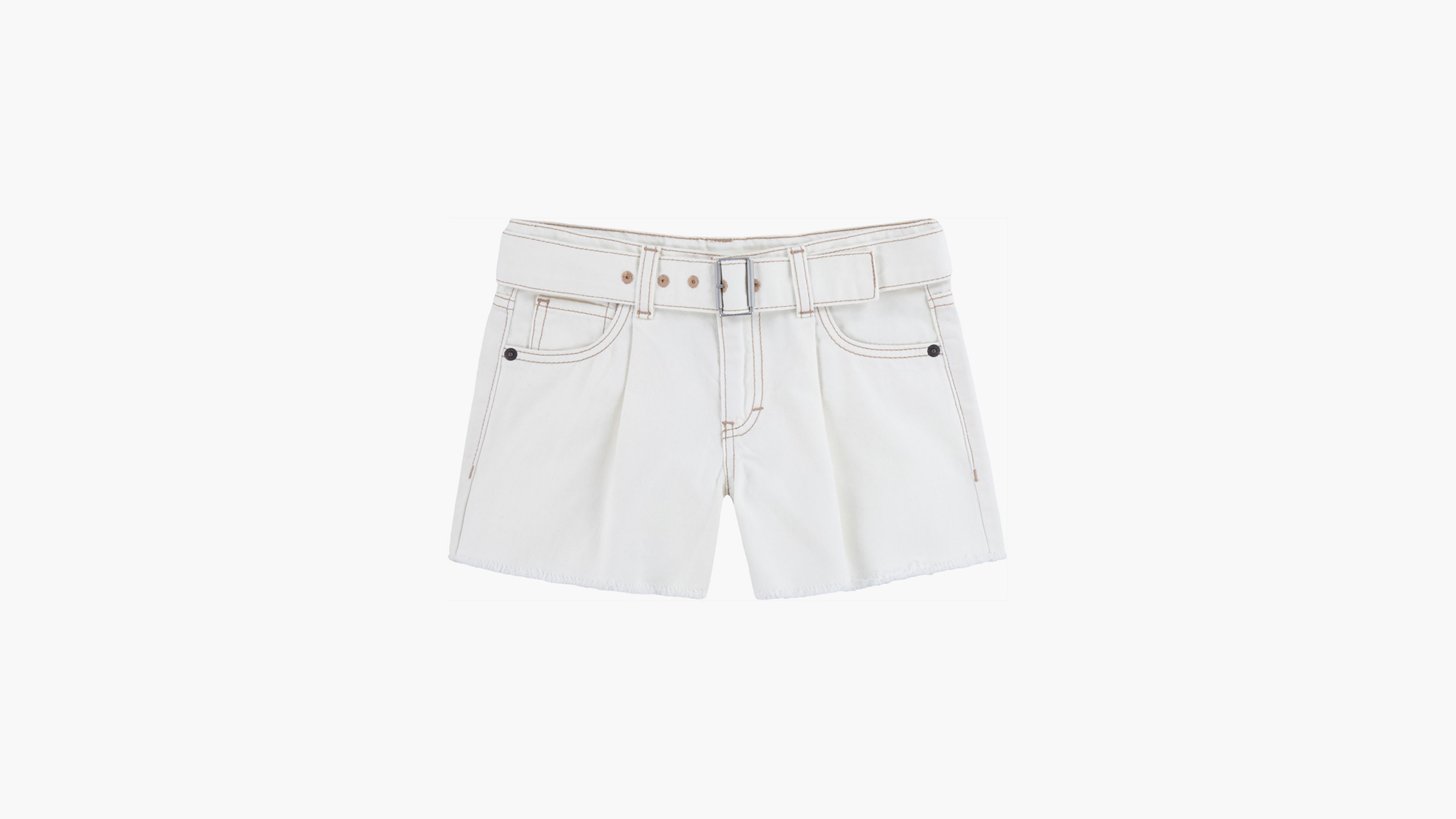 A Line Girlfriend Belted Shorts Big Girls 7-16 1