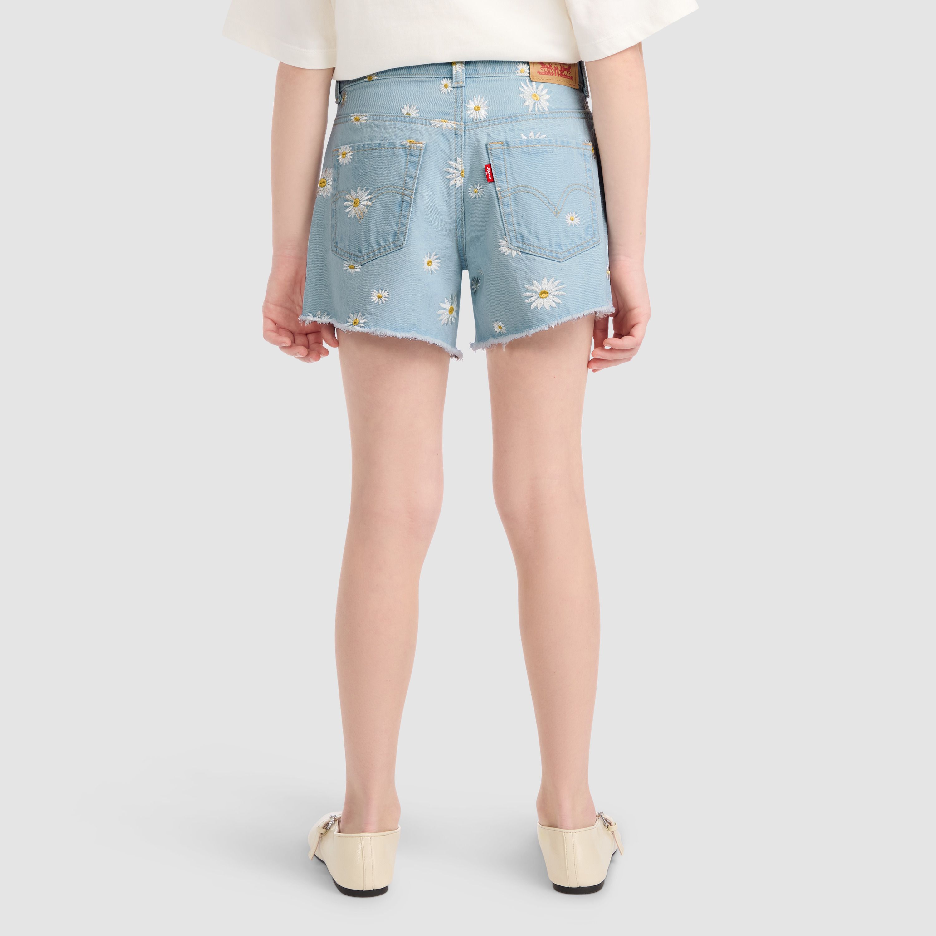 Dasiy Denim A Line Shorts Big Girls 7-16 2