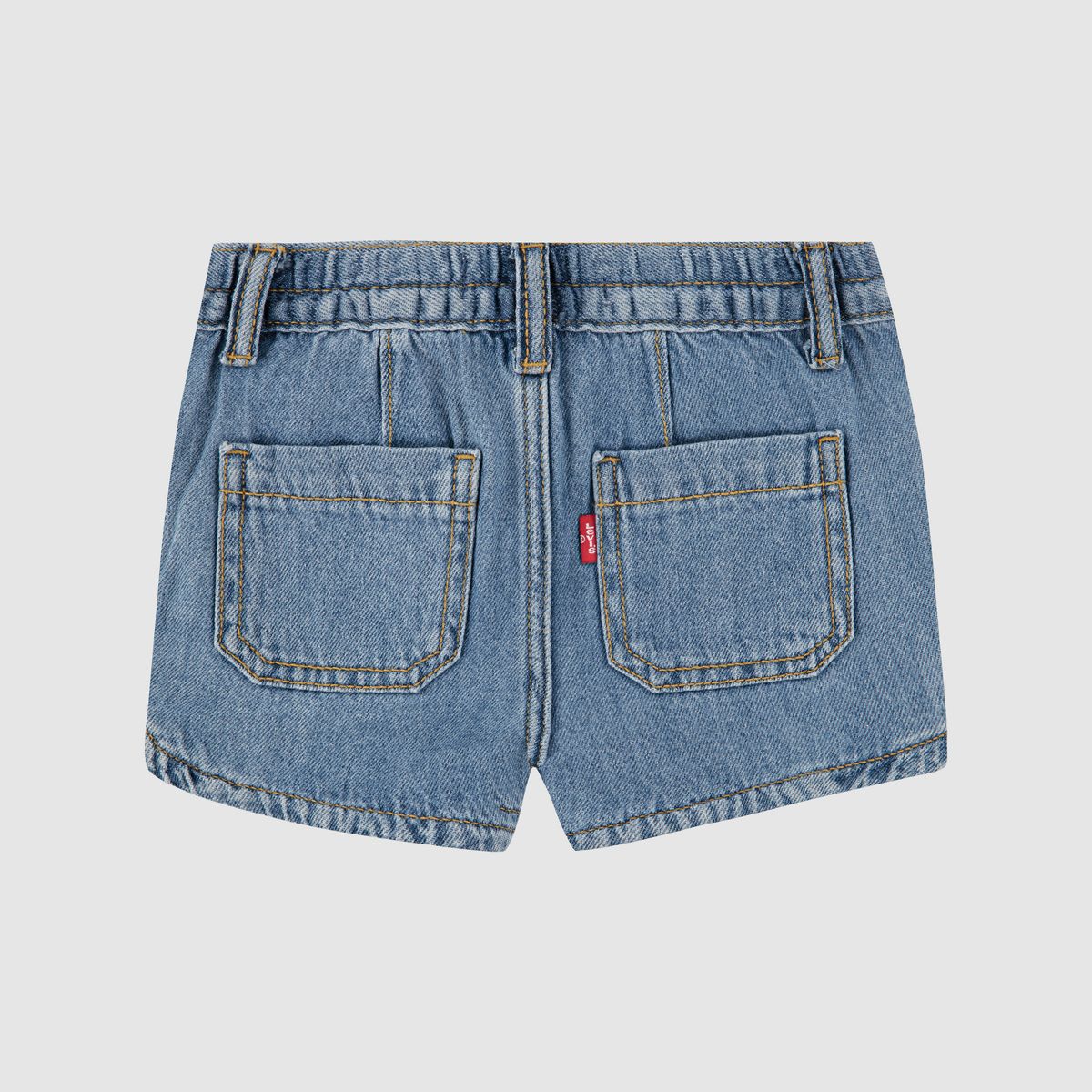 Denim Dolphin Toddler Short — Reach For The Stars - Medium Wash