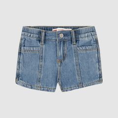 Denim Dolphin Toddler Short — Reach For The Stars - Medium Wash 1