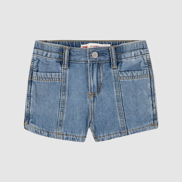 Denim Dolphin Toddler Short — Reach For The Stars - Medium Wash