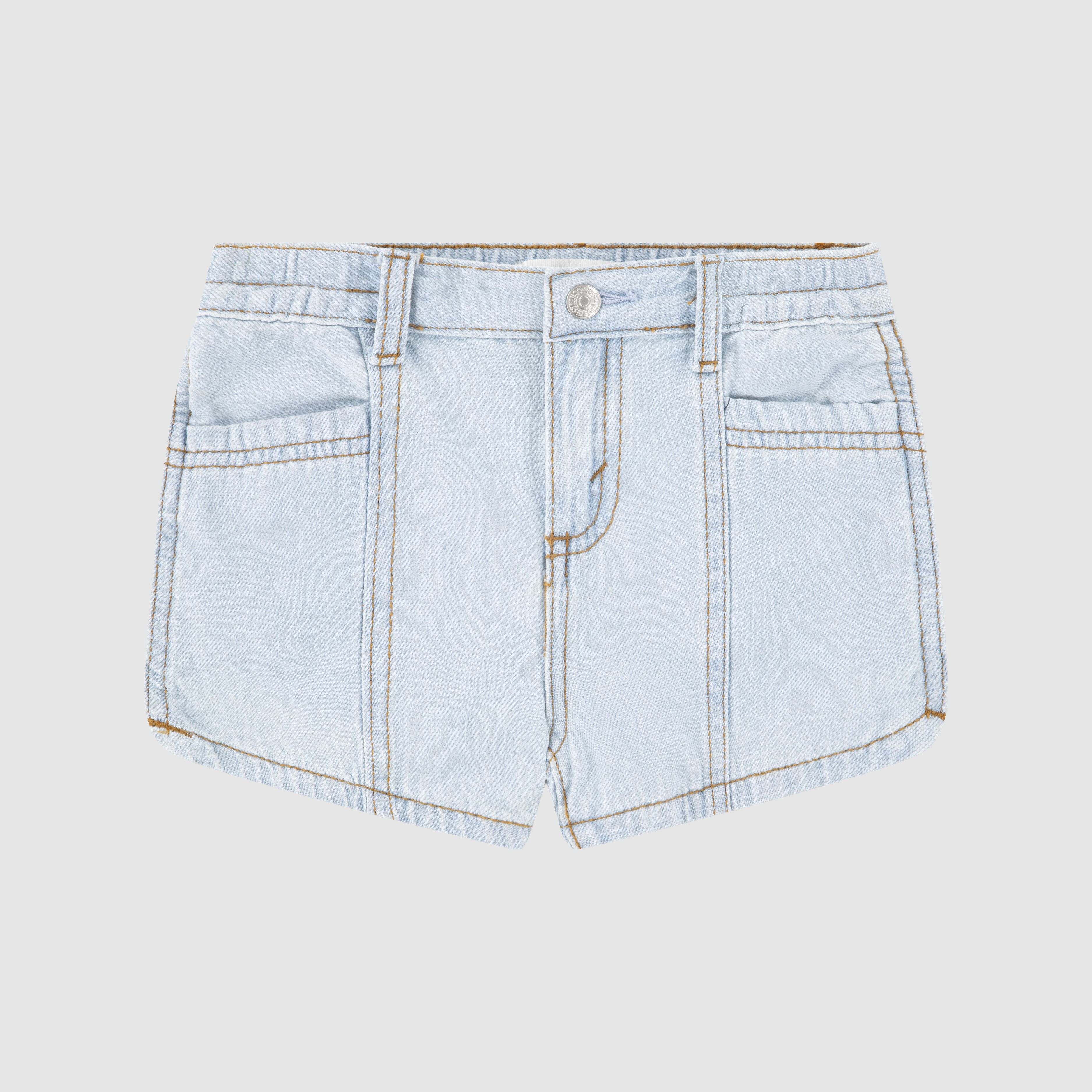 Denim Dolphin Short Little Girls 4-6 1